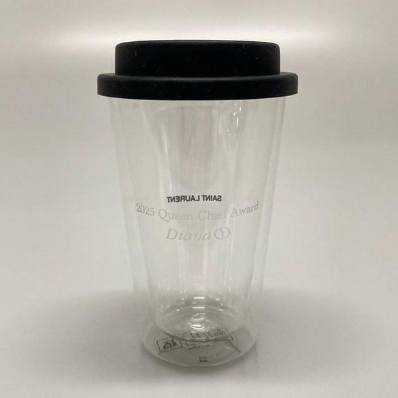 Saint Laurent Paris Like Tableware - Clear And Black Coffee...